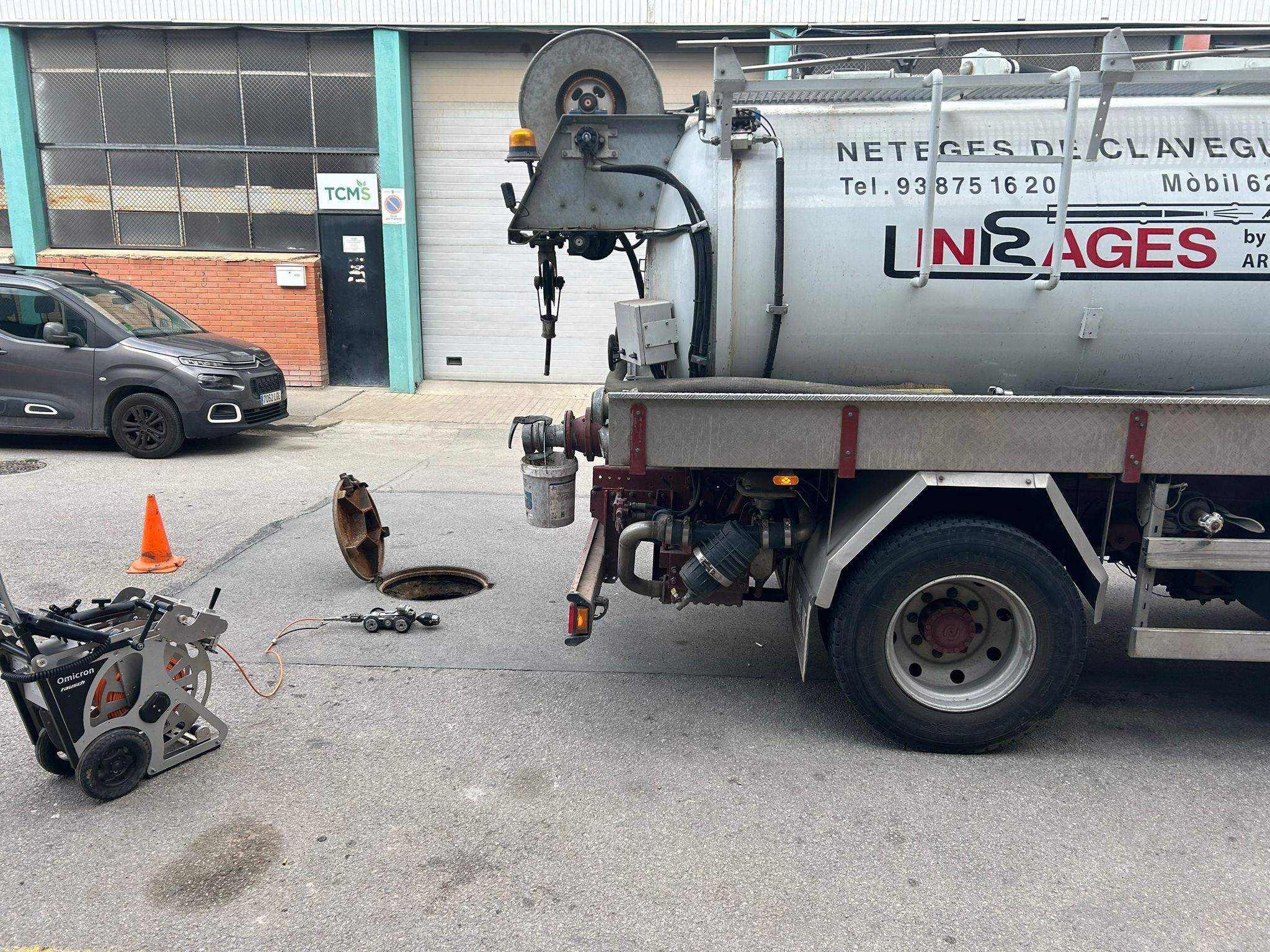 Inspecció de canonades amb càmera robotitzada Linbages